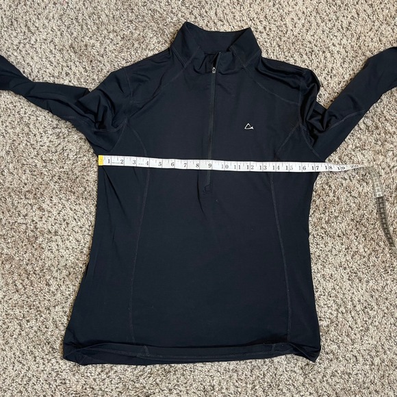 Paradox Black Drirelease Merino Wool Blend 1/4 Zip Long Sleeve Pullover M - Picture 6 of 7